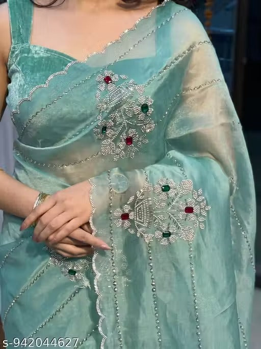 Royal Grace Embroidered Saree