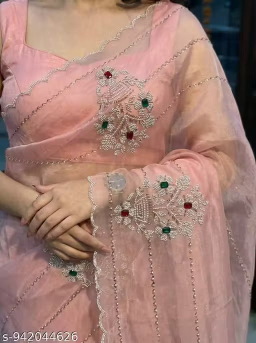 Royal Grace Embroidered Saree