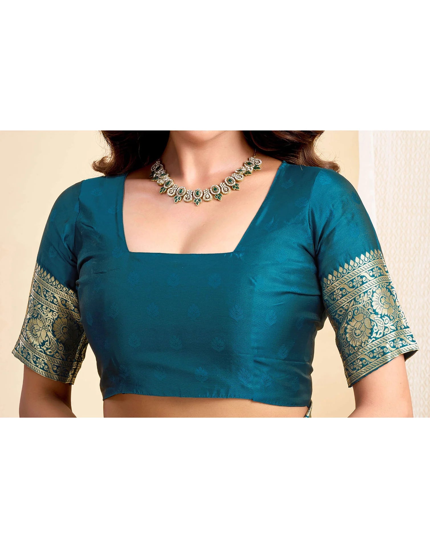 Rama Silk Woven Banarasi Saree