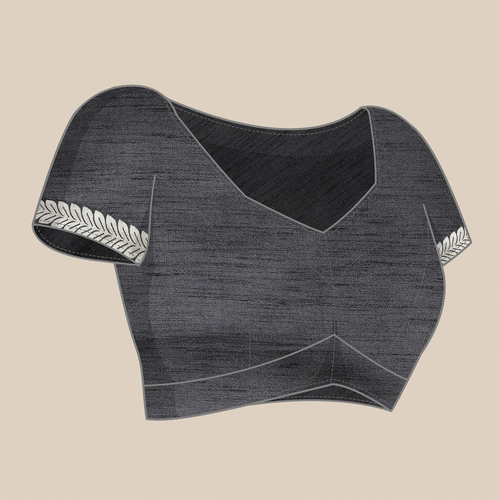 Elegant Solid Georgette Saree with Exquisite Lace Border - Stylish and Timeless