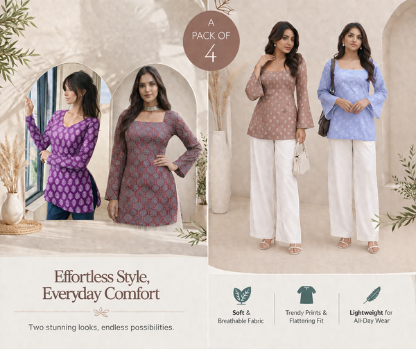 Kurti Combo - Pack of 4