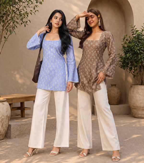 Cotton Kurti Combo - Pack of 2