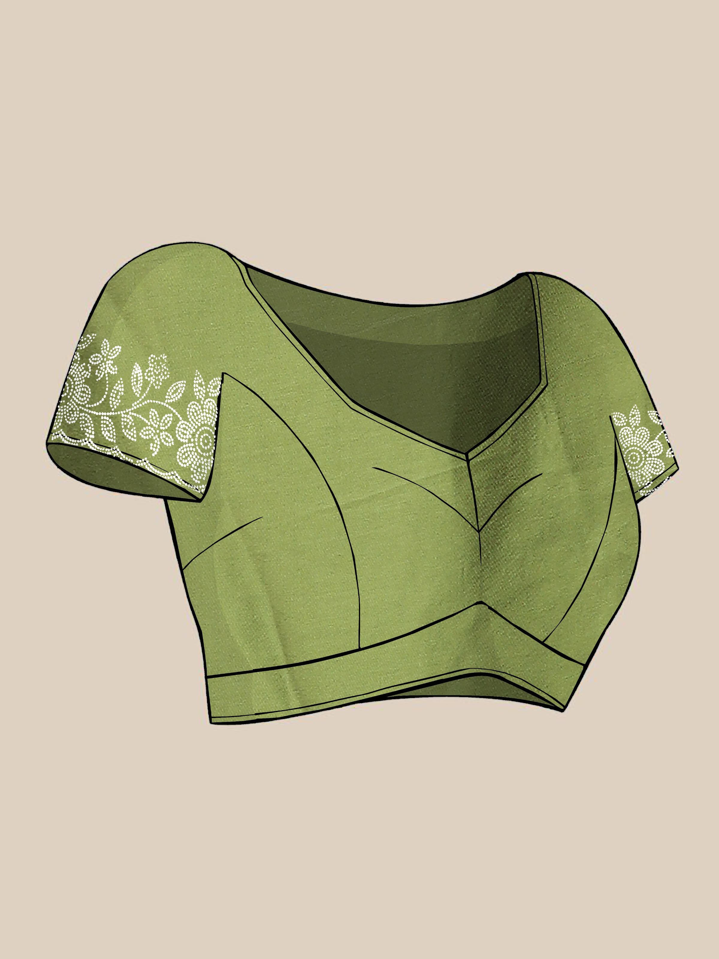 Pista Green Trendy Georgette Diamond Work Party Wear Saree