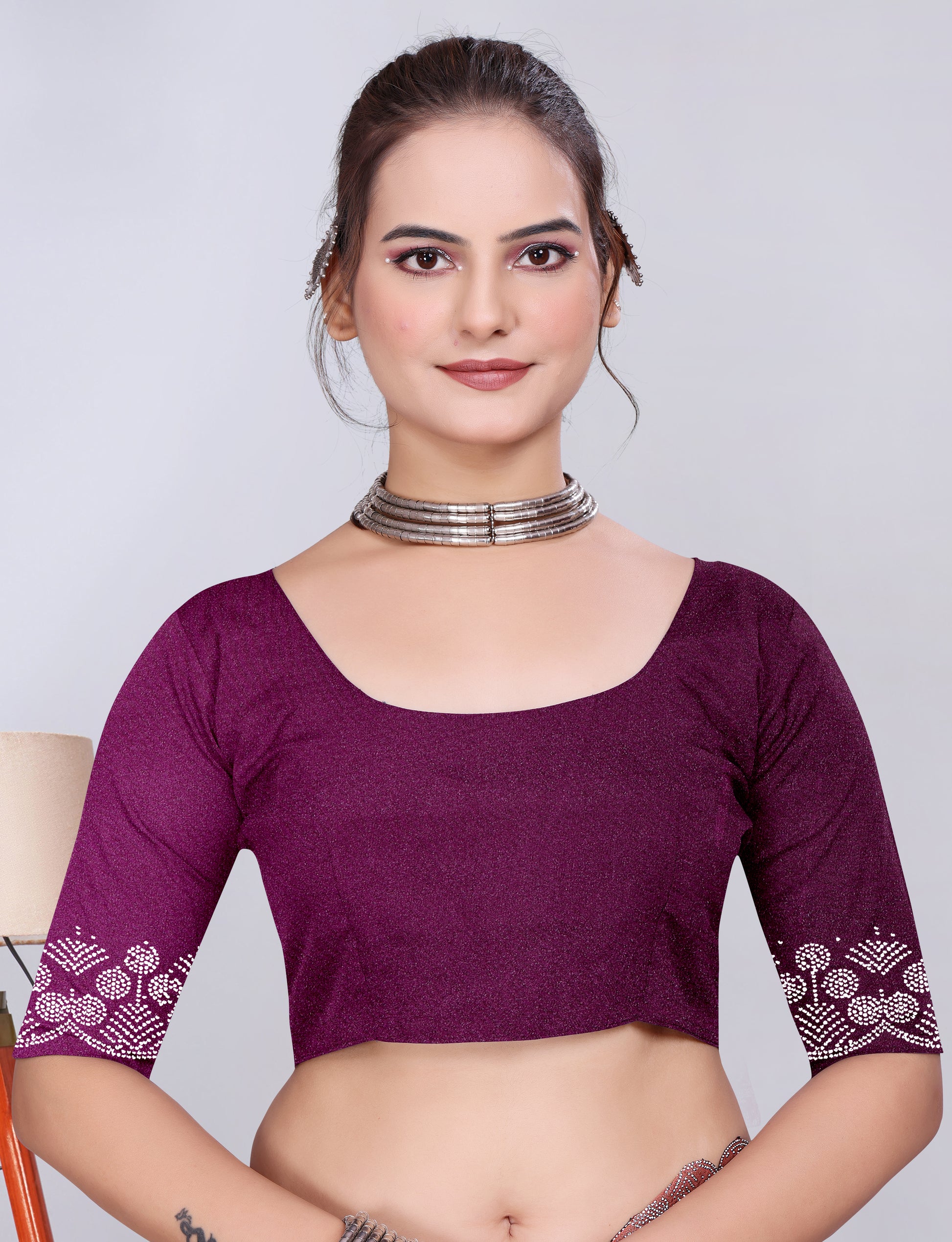 New Peding heavy georgette saree with boutiful work with blouse