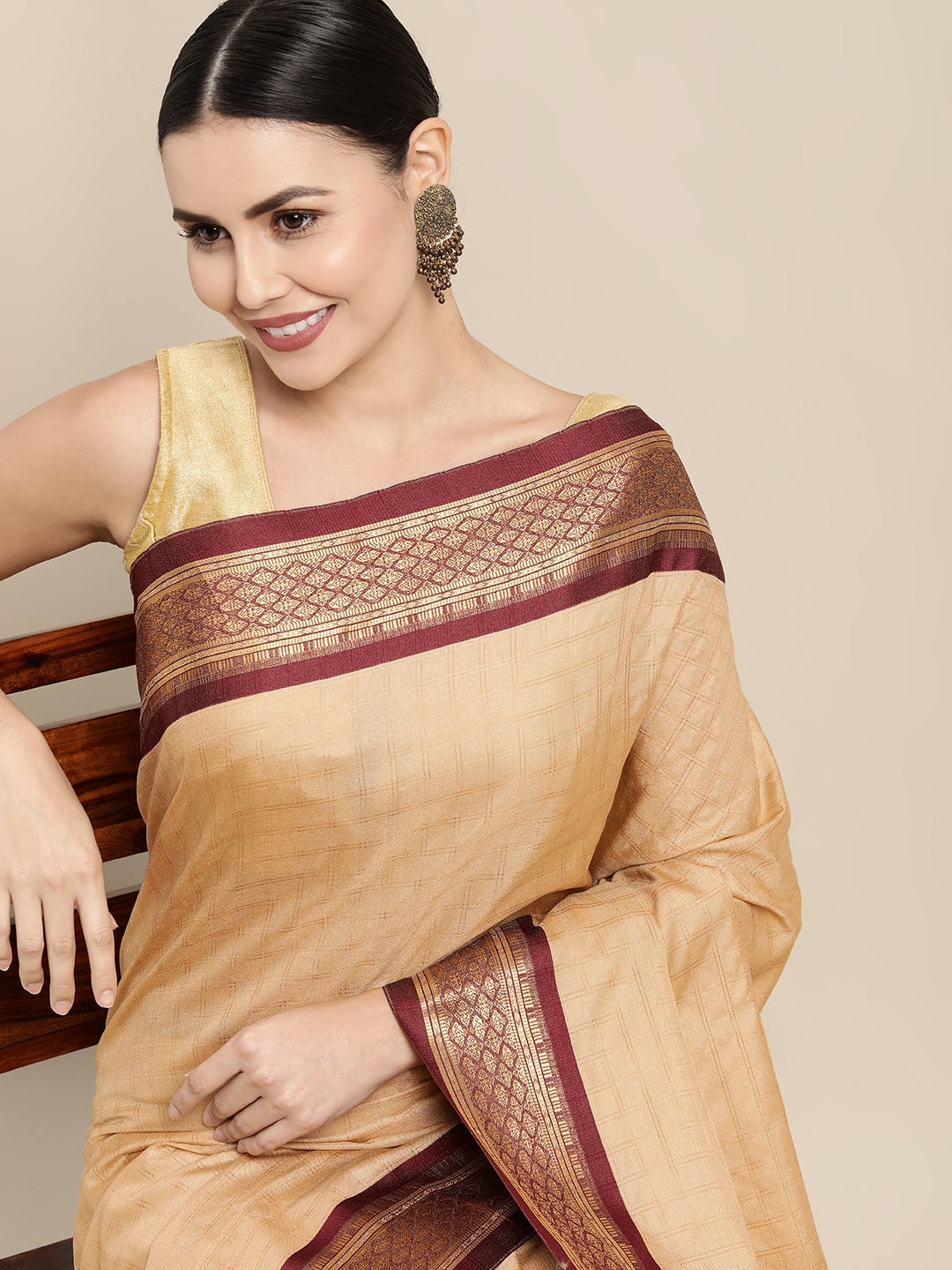 Zegoom Cotton Saree with Blouse Piece