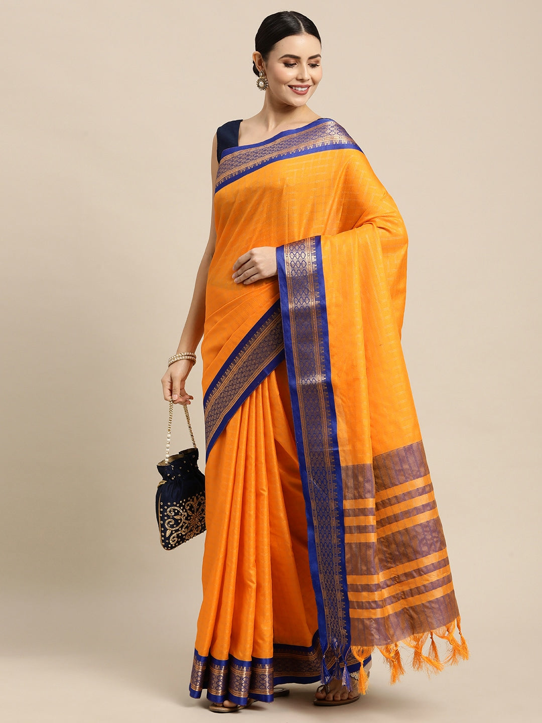 Cotton Saree with Blouse Piece