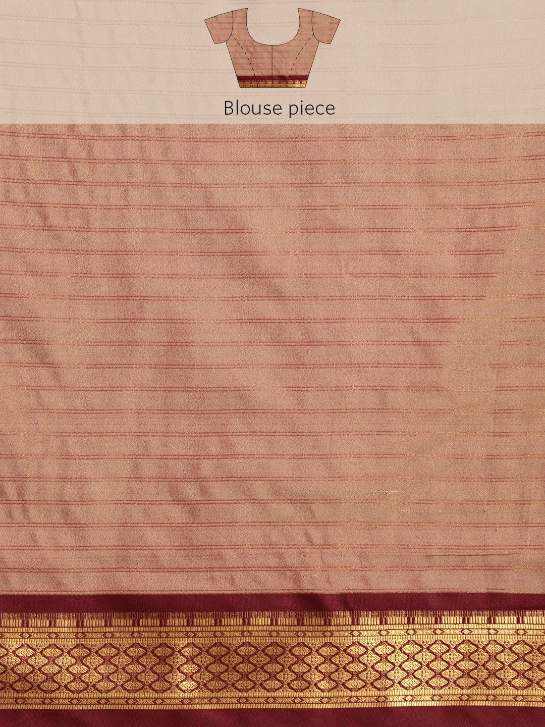 Zegoom Cotton Saree with Blouse Piece