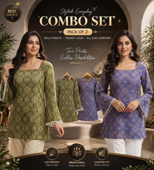 Kurti Combo - Pack of 2